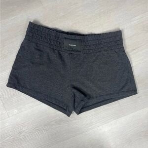 Talentless dark gray lounge shorts Small soft stretch knit elastic waist